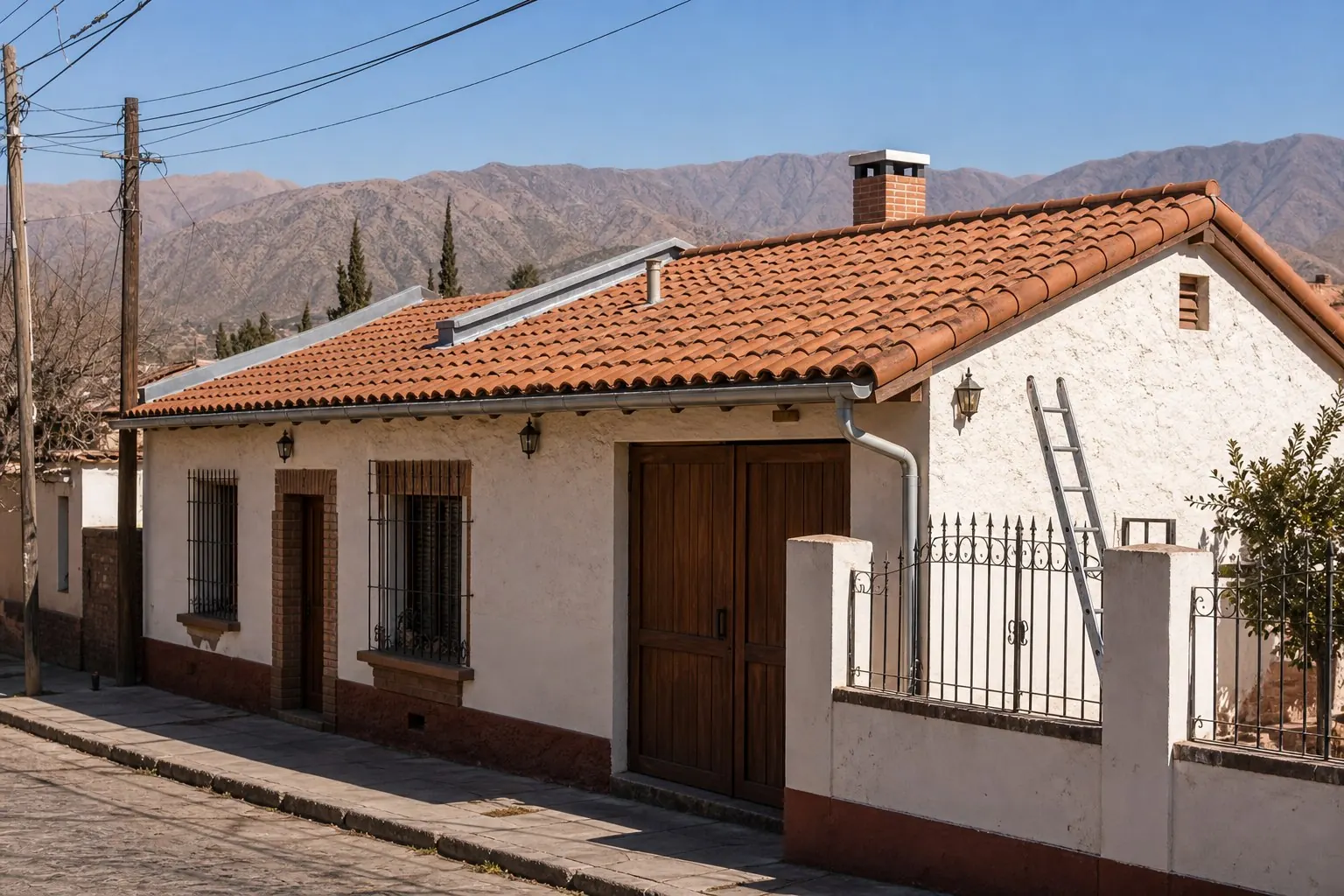 Reposición de tejas y cumbreras